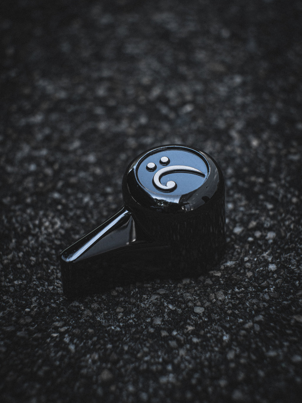 'The Selector' Bass Knob - Simple Bass Clef Design - Shadow Chrome