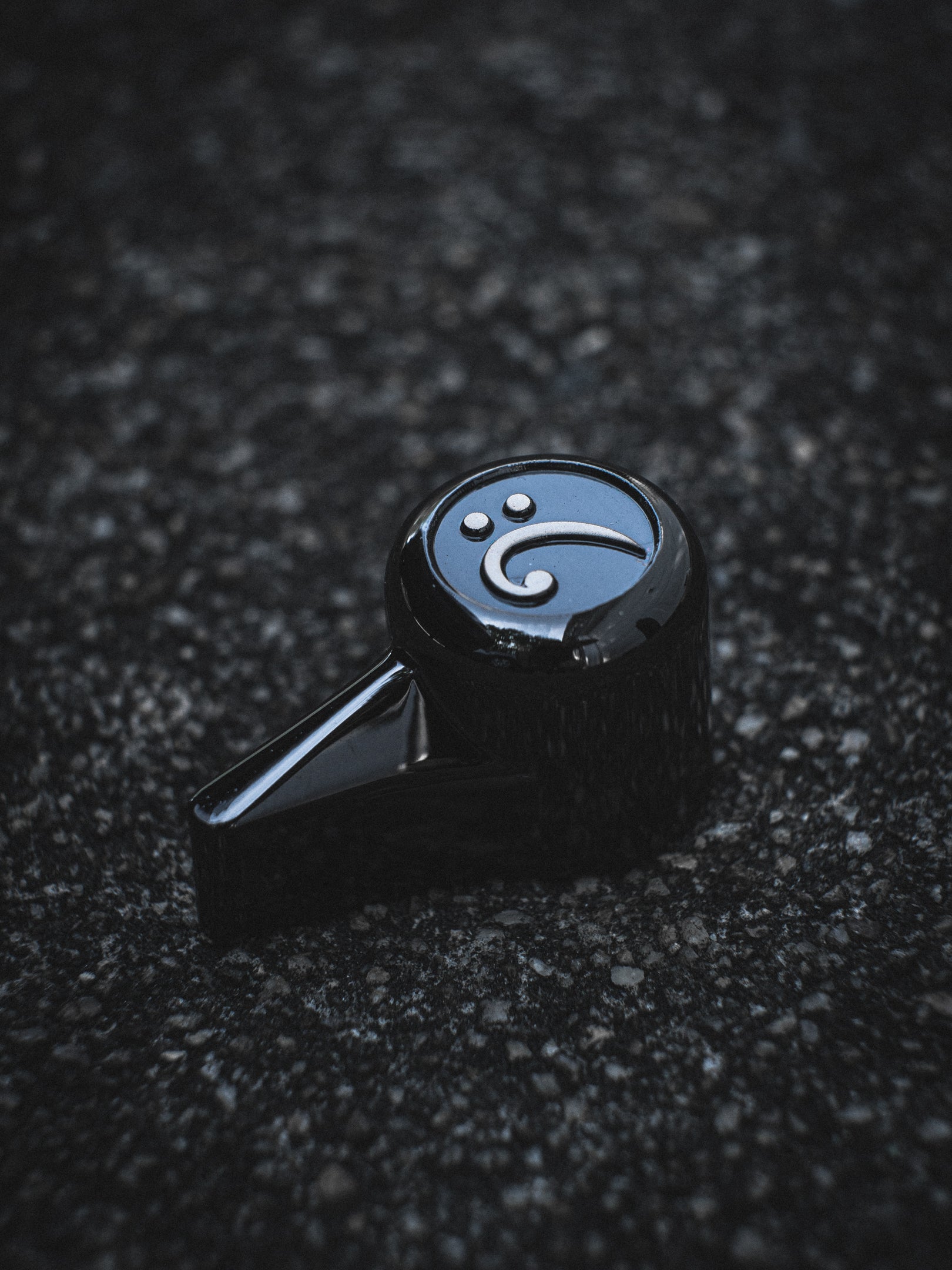 'The Selector' Bass Knob - Simple Bass Clef Design - Shadow Chrome