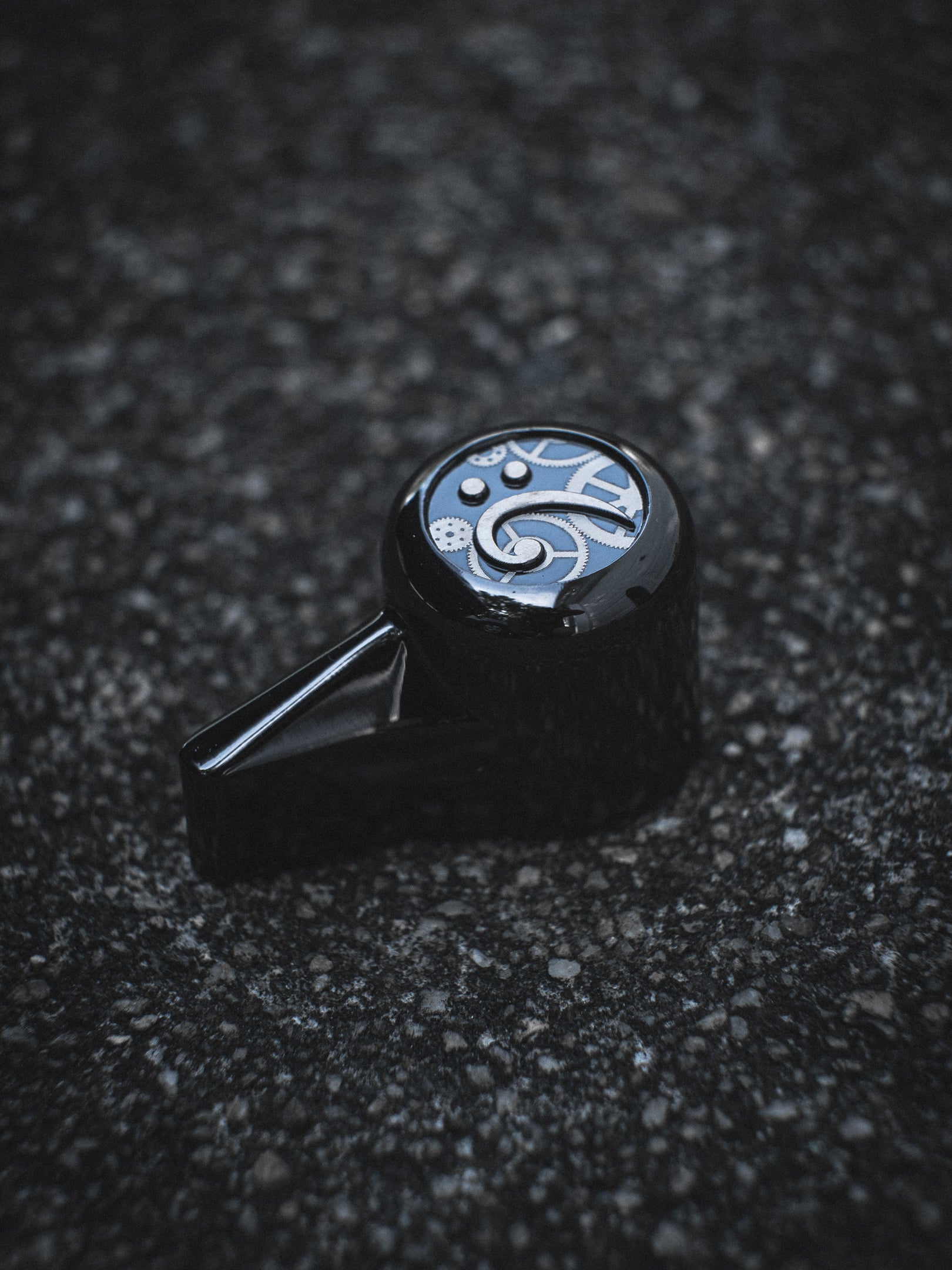 'The Selector' Bass Knob - Movement Bass Clef Design - Shadow Chrome